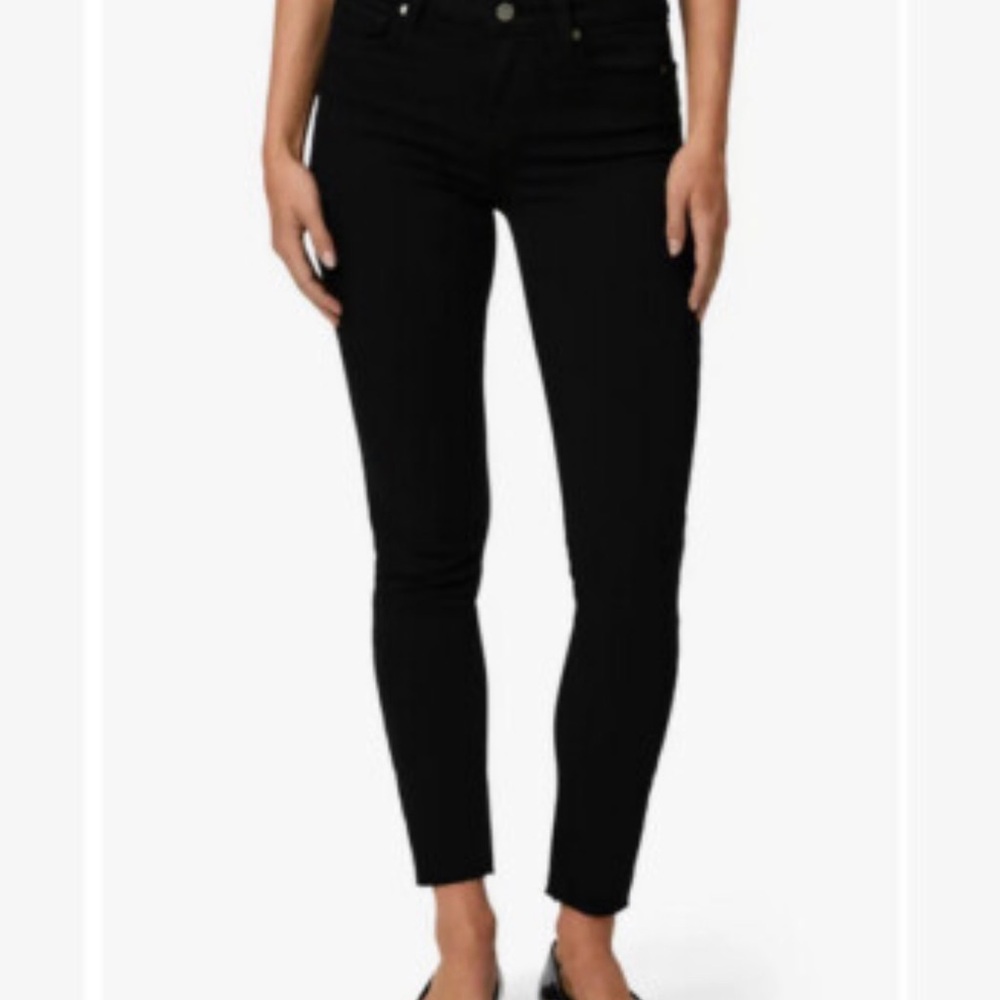 PAIGE Jet Black Skinny Jeans NWOT